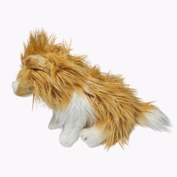 Nat & Jules Shetland Sheepdog 14 Inch Plush Dog Stuffed Animal Brown Fuzzy Toy - Picture 2 of 8